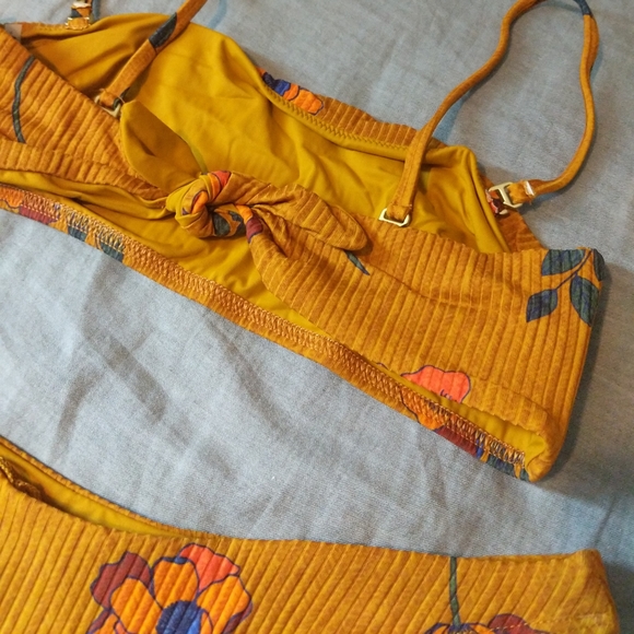 Vitamin A Mila Bandeau Bikini Top California Bottoms Florange - Picture 10 of 11